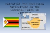 Potential for Precision Agriculture on the Communal Farms in Zimbabwe