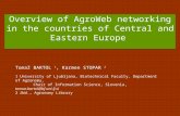 Overview of AgroWeb networking in the countries of Central and Eastern Europe