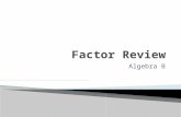 Factor Review