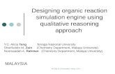 Designing organic reaction simulation engine using qualitative reasoning approach