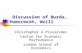 Discussion of Burda, Hamermesh, Weill