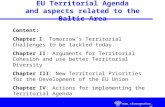 EU Territorial Agenda and aspects related to the Baltic Area