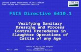 FSIS Directive 6410.1