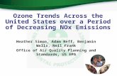 Ozone Trends Across the United States over a Period of Decreasing NOx Emissions