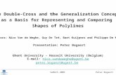 The Double-Cross and the Generalization Concept  as a Basis for Representing and Comparing