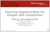 Housing Opportunities for People with Disabilities