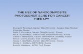 THE USE OF NANOCOMPOSITE PHOTOSENSITIZERS FOR CANCER THERAPY