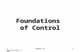 Foundations  of Control