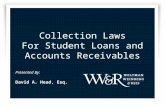 Collection Laws For Student Loans and Accounts Receivables