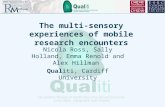 The multi-sensory experiences of mobile research encounters