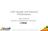VoIP Quality and Network Performance
