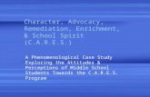 Character, Advocacy, Remediation, Enrichment, & School Spirit (C.A.R.E.S.)