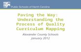 Paving the Way:   Understanding the Process of Quality Curriculum Mapping
