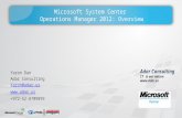 Microsoft System Center  Operations Manager 2012: Overview