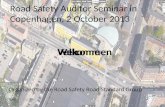 Road Safety Auditor Seminar in Copenhagen, 2 October 2013