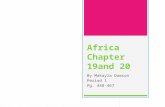 Africa Chapter 19and 20