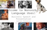 Welcome to Nonverbal  Language Uses!