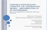 Variable Infiltration Capacity (VIC) Hydrologic Model – Implementing in BC Watersheds