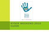 Kyser  Weekend 2010 Guide