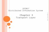 1DT057 Distributed Information System Chapter 3 Transport Layer