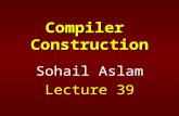 Compiler  Construction