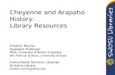 Cheyenne and Arapaho History: Library Resources