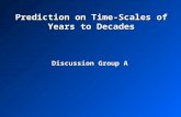 Prediction on Time-Scales of Years to Decades