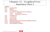 Chapter 13 – Graphical User Interfaces Part 2