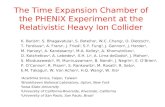 The Time Expansion Chamber of the PHENIX Experiment at the Relativistic Heavy Ion Collider