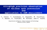 Ultrahigh precision observation  of nuclear spin precession and application to EDM measurement