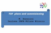TOF  plans and  commisioning M .  Bonesini Sezione  INFN Milano  Bicocca
