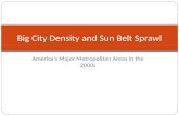 Big City Density and Sun Belt Sprawl