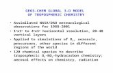 GEOS-CHEM GLOBAL 3-D MODEL  OF TROPOSPHERIC CHEMISTRY
