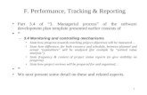 F. Performance, Tracking & Reporting