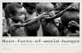Main facts of world hunger