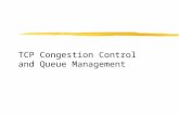 TCP Congestion Control and Queue Management