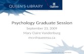 Psychology Graduate Session