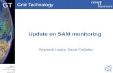 Update on  SAM monitoring