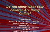 Do You Know What Your Children Are Doing Online?
