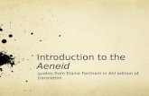 Introduction to the  Aeneid