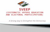 SVEEP (SYSTEMATIC VOTERS EDUCATION AND ELECTORAL PARTICIPATION)