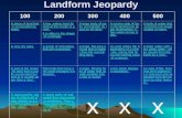 Landform Jeopardy