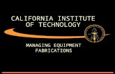 CALIFORNIA INSTITUTE OF TECHNOLOGY