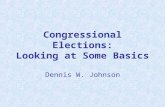 Congressional Elections: Looking at Some Basics