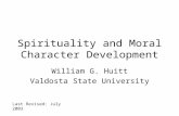 Spirituality and Moral Character Development