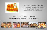TransComm  2014 4b – Public Awareness Event Entry for the Kansas Department of Transportation