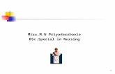 Miss.M.N Priyadarshanie BSc.Special in Nursing