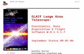 GLAST Large Area Telescope: Electronics, Data Acquisition & Flight Software W.B.S 4.1.7