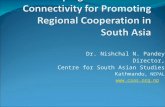 Developing Infrastructure Connectivity for Promoting Regional Cooperation in South Asia