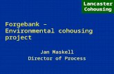 Forgebank –  Environmental cohousing project